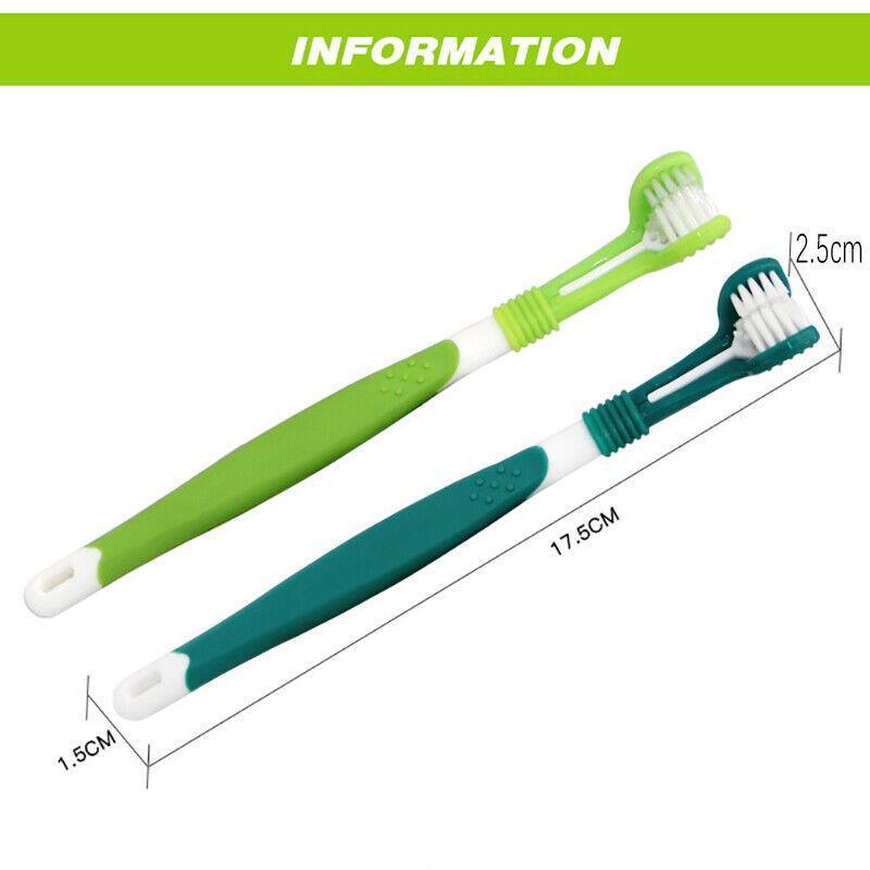 Three Sided Dog Toothbrush