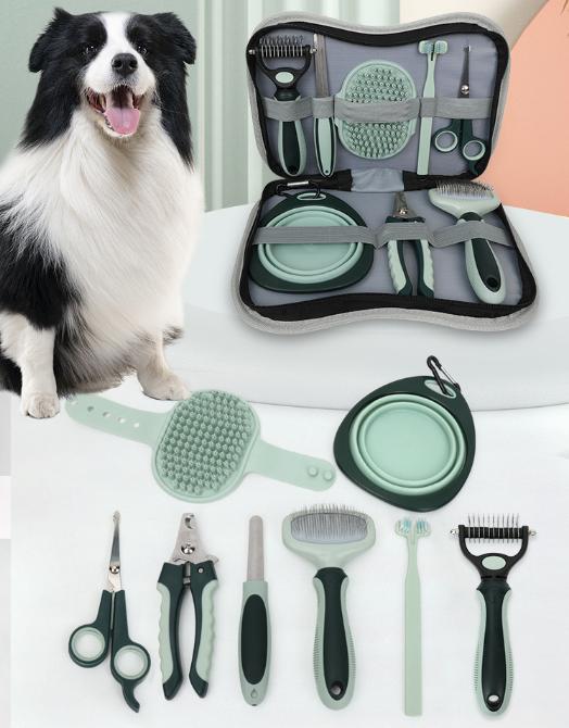 8-Piece Pet Grooming Kit