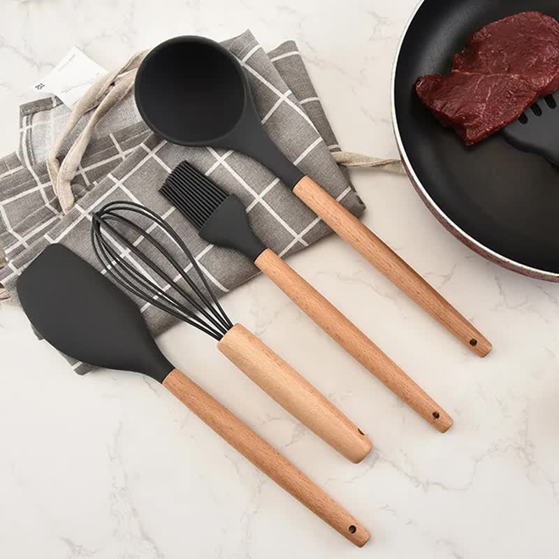 12-Piece Silicone Kitchen Utensil Set